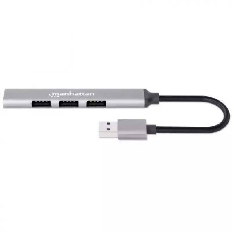 Hub Manhattan USB-A 4 portas, 4x portas USB-A (1x 5 Gbps USB 3.2 Gen1…