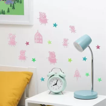 Autocolantes de parede Hasbro Peppa Pig PP13870PP Glow in the Dark Stars