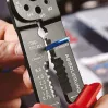 Ferramenta de cravar Knipex 97 21 215 B preto, azul, vermelho