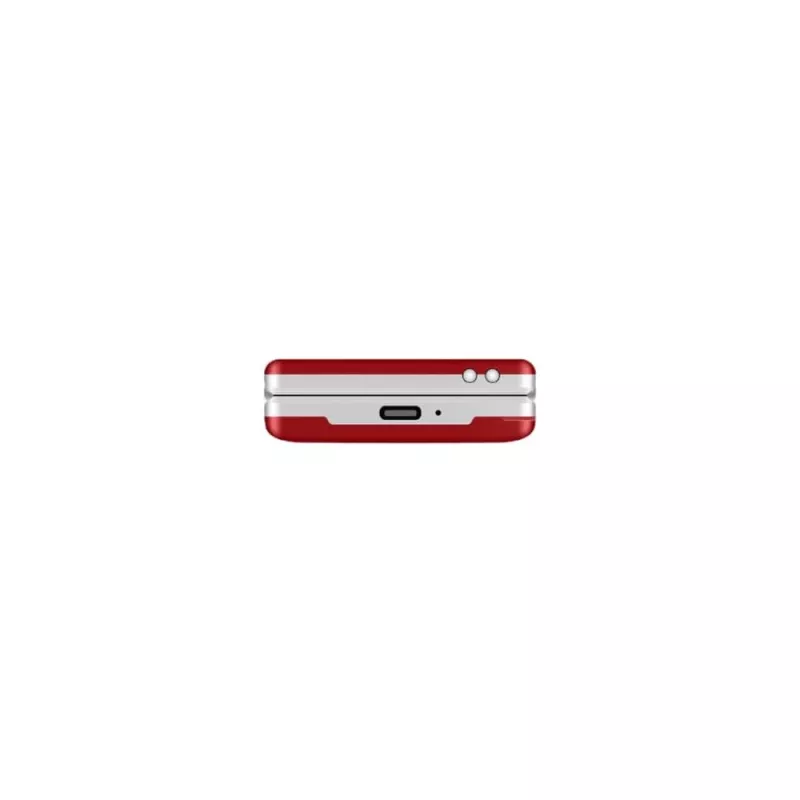 Maxcom MM835L telemóvel de abrir 4G, Dual SIM, 3,5 polegadas (8,89 cm), USB-C, vermelho
