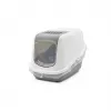 SAVIC Nestor Branco-Cinzento - caixa de areia para gatos com tampa - 56x39x38,5 cm - 1 unid.