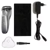 Máquina de barbear rotativa Camry Premium CR 2925 para homem, aparador, cinzento