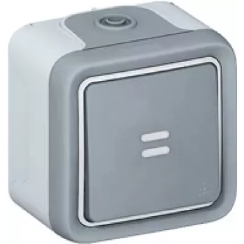 Interruptor de luz Legrand 069712 cinzento