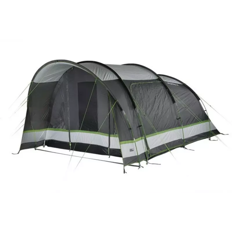 Tenda de cúpula High Peak Brixen 5.0 5 pessoas preto, verde, cinzento