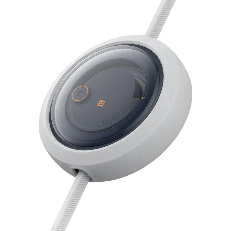 Cabo de carregamento rápido 3em1 Baseus Free2Draw USB-C para USB-C/Lightning/Micro 100W, 1,1m (branco)