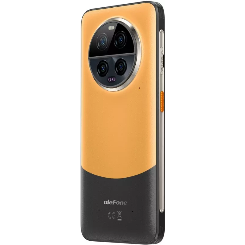 Smartphone robusto UleFone Armor 23 Ultra 5G – 12 GB RAM, 512 GB de armazenamento, laranja