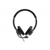 PORT CONNECT | Auscultadores estéreo USB PRO ON'R 300 | com fios | on-ear | cancelamento de ruído | preto