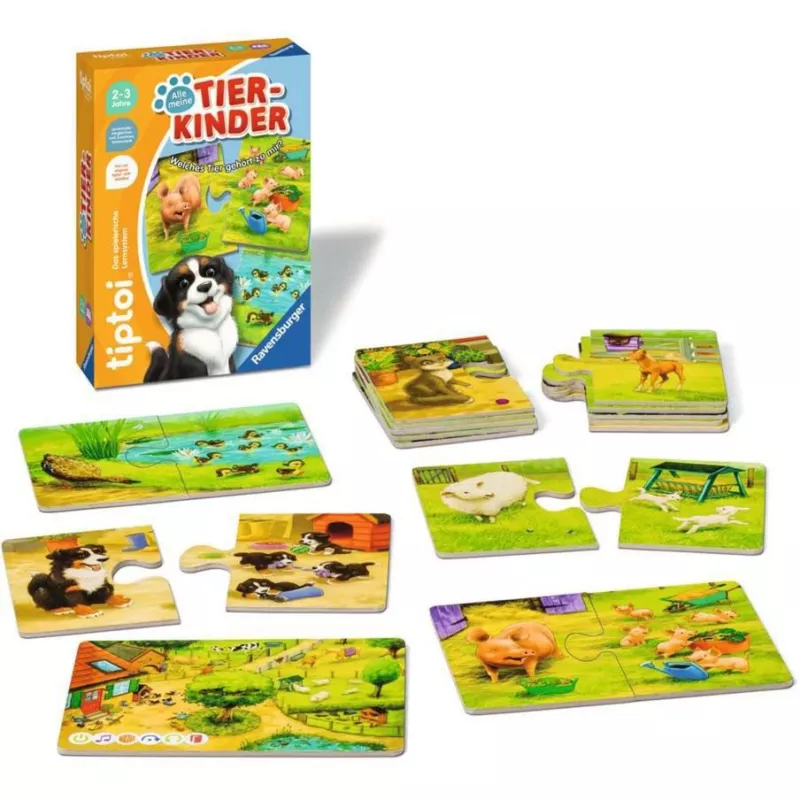 Jogo de tabuleiro Ravensburger tiptoi Alle meine Tierkinder