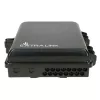 Caixa de fibra ótica Extralink Eliza V2, 16 emendas, preto, span médio