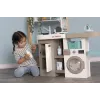 Smoby 311050 cozinha de brincar com área de lavandaria e acessórios