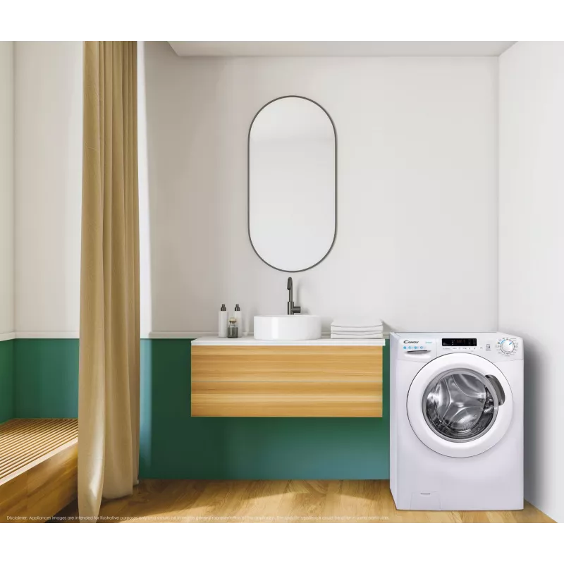 Máquina de lavar e secar CANDY CSWS 4642DW2/1-S, 6/4 kg, classe energética D, 1400 rpm, profundidade 45,4 cm