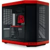 HYTE Y70 Touch Infinite Midi Tower preto, cor de cereja