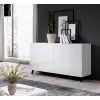 Aparador Cama Sideboard 2D REJA branco brilhante/branco brilhante