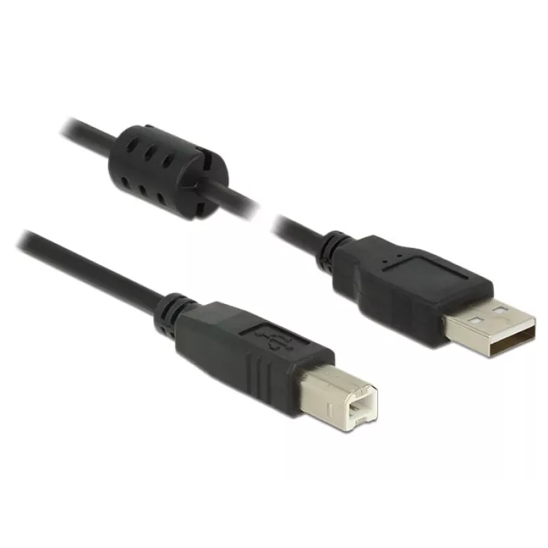 Cabo USB DeLOCK 5m USB 2.0-A USB 2.0-B