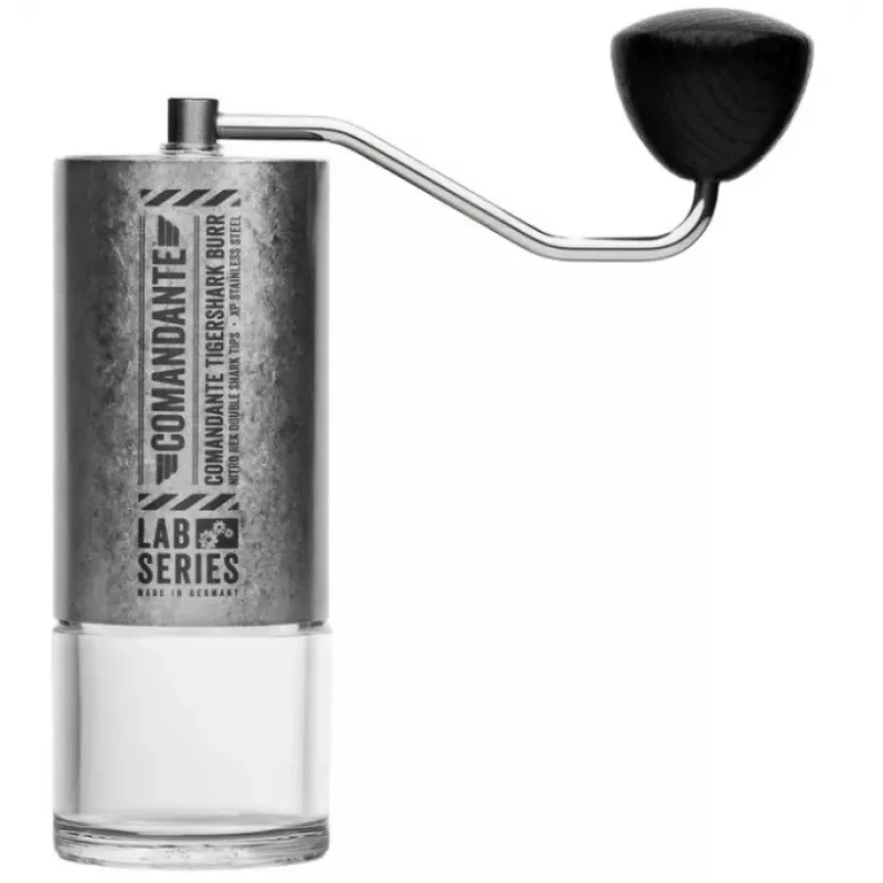 Moinho de café manual Comandante C40 MK4 Lab Series Tigershark Stone Washed