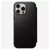 Capa tipo carteira para telemóvel Nomad NM01675785 para telemóveis Apple, compatível com até 17,5 cm (6,9 polegadas), preta, 3 compartimentos para cartões, suporte de mesa