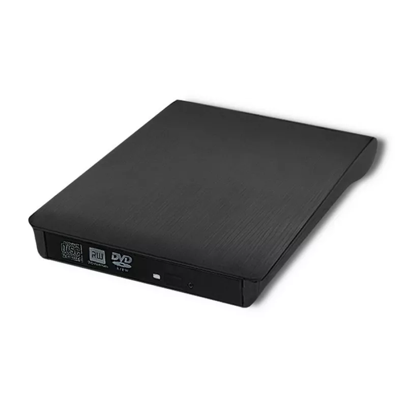 Unidade externa DVD-RW QOLTEC 51857 — USB 3.0, interface SATA, DVD±R 8x, DVD±RW 4x, DVD-RAM 5x, CD 24x, preto