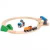 Brio World conjunto inicial de comboio de mercadorias com grua