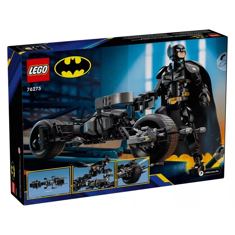 LEGO® DC Batman™: Figura construível do Batman e mota 76273