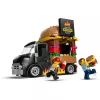 LEGO City Carrinha de Hambúrgueres Food Truck Brinquedo para rapazes e raparigas a partir de 5 anos, veículo de construção, conjunto de cozinha com minifigura de vendedor e acessórios