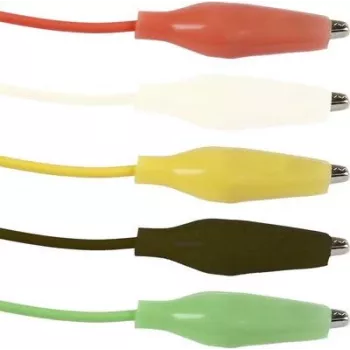 Joy-it pinças jacaré de ligação rápida Arduino, Banana Pi, Raspberry Pi® (COM-KROKO-50)