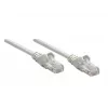 Cabo de rede patch Intellinet, Cat6A, 50 m, cinzento, cobre, S/FTP, LSOH/LSZH, PVC, RJ45, contactos banhados a ouro, proteção da patilha, bainha de proteção contra dobras, garantia vitalícia