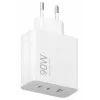 Fonte de alimentação Xiaomi 90W HyperCharge 3-Port EU — carregador USB de 90W com três portas de saída (ficha EU)
