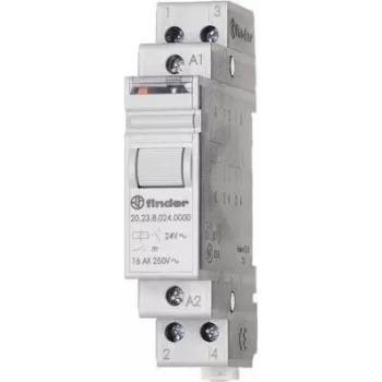 Interruptor de impulsos Finder 1 contacto NO + 1 contacto NF 12 VDC 16 A 400 VAC 4000 VA, AC1 (20.23.9.012.4000)