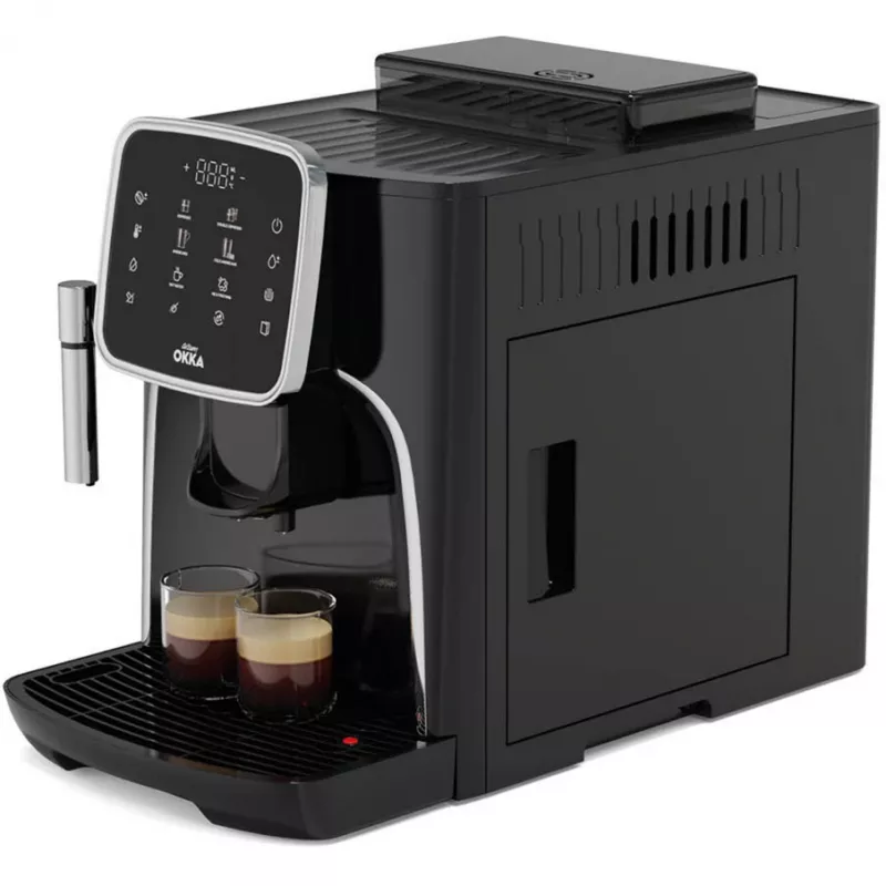 Máquina de café expresso automática Arzum Okka Espresso Pro, preta/cromada, 1450 W
