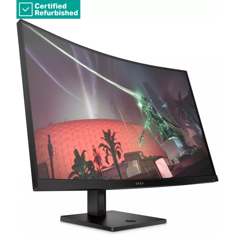RENEW GOLD OMEN by HP 32c Monitor Gaming Curvo - 31,5 inch 2560x1440 QHD 400-nit 165Hz AG, Curvo, VA HDR 400, 2x HDMI/DisplayPort, altura ajustável/inclinação, 1 ano