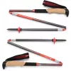 Bastões de trekking Pursuit Carbon Z, equipamento de fitness antracite/laranja, 1 par, 130 cm