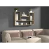 Prateleira suspensa BILBAO 4P 100x16x60 cm carvalho Sonoma