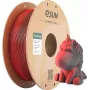 PLA MATTE DUAL 1,75 mm vermelho preto 1 kg ESUN 3D-FILAMENT (PLA-MTD175B-BR1P1)