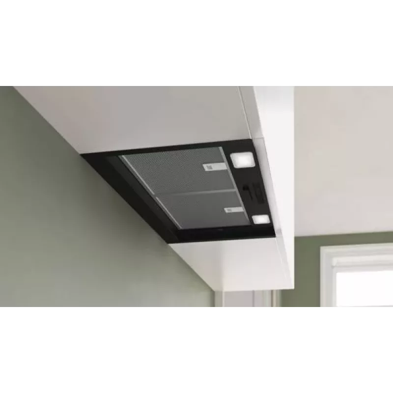 Exaustor Bosch Serie 2 DBB63BC60 de encastrar preto 384 m³/h