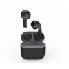 Headset Bluetooth GEMBIRD TWS-02-BK, In-Ear TWS, preto/cinzento, até 5 h de reprodução, microfone incorporado, estojo de carregamento