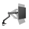 Suporte para monitor SILVERSTONE SST-ARM13 — suporte único compatível com VESA de altura ajustável, prateado