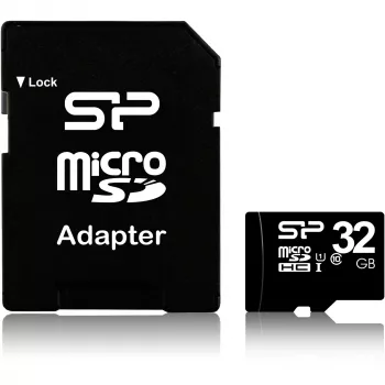 Cartão de memória Silicon Power SP032GBSTH010V10SP 32 GB MicroSDHC UHS-I Class 10