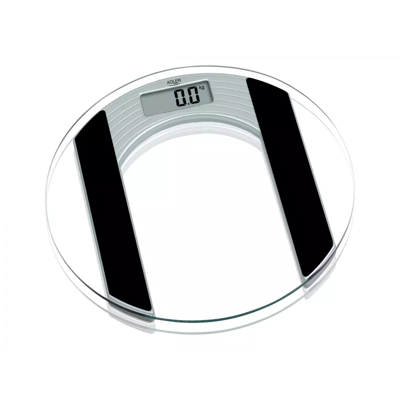 Adler | Balança de gordura corporal | Carga máxima 150 kg | Precisão 100 g | Vidro