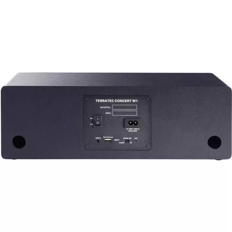 Altifalante portátil estéreo Terratec Concert W1 Preto