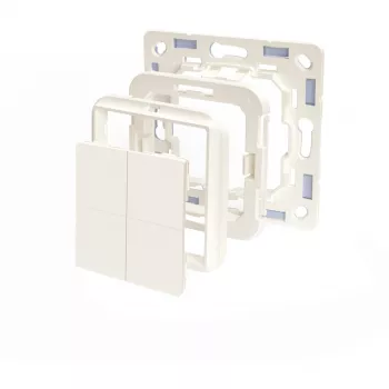Interruptor de parede Shelly BLU Wall Switch 4 Shelly BLU Wall Switch 4 interruptor de luz plástico marfim