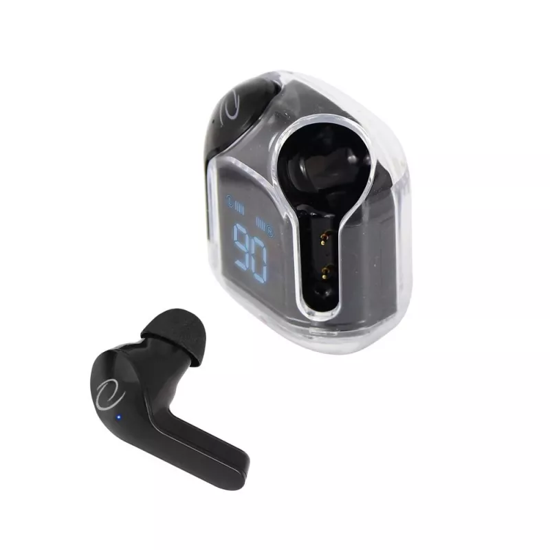 Auscultadores In-Ear sem fios ESPERANZA EH238K — Bluetooth 5.3, 2,4 GHz, alcance 10 m, bateria 230 mAh, controlo tátil, preto