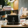 Adler AD 3224b torradeira com suporte para pãezinhos 7 níveis de tostagem preto