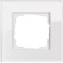 Gira Esprit 021112 moldura de 1 módulo, vidro branco
