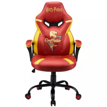 Cadeira gaming para PC Subsonic Junior Griffindor assento acolchoado laranja vermelho