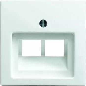 Placa de parede/Tampa de interruptor Busch-Jaeger 1753-0-0226 Branco, design convencional, embalagem individual
