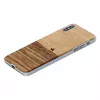 Capa para smartphone man and wood para iPhone XS Max — terra branco