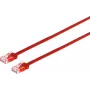 Cabo de rede Tecline 10 m Cat.6 vermelho