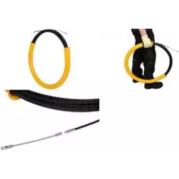 Fita de puxar cabos c.k tools 495056 — 30 m de comprimento, 6 mm de diâmetro