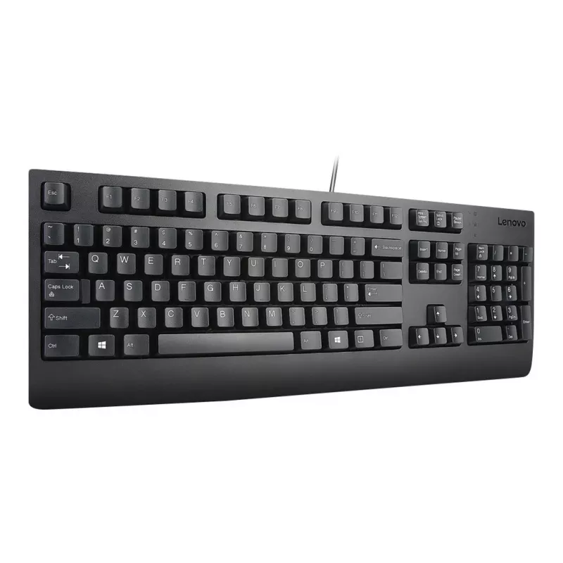 Lenovo 4X30M86918 teclado Office USB QWERTY US inglês preto