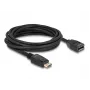 Cabo de extensão DisplayPort 1.2 DeLOCK 4K 60 Hz 5 m